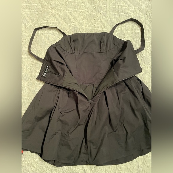 Zara VOLUMINOUS SKIRT DRESS - Picture 6 of 9